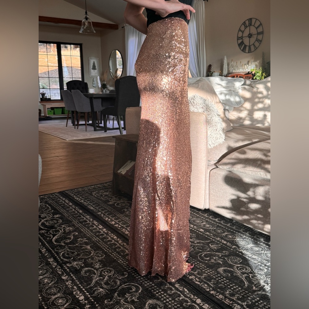 Lulus sequined maxi skirt
